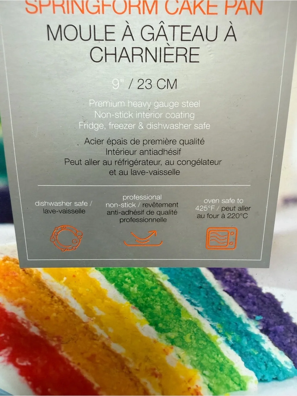 New..MasterClass Premium Bakeware 23 cm (9-inch) Springform Cake Pan.